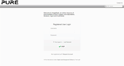 Desktop Screenshot of imagebank.pure.com