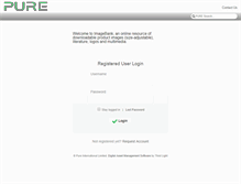 Tablet Screenshot of imagebank.pure.com